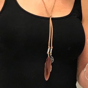 Choker necklace leather vegan boho bow tie choker